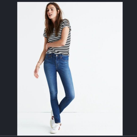 Madewell Denim - Madewell 9" High-Rise Skinny Jeans Patty Wash 24